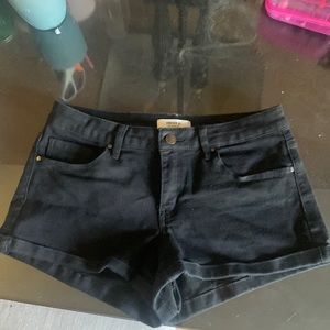 Forever 21 never worn black shorts; size 28